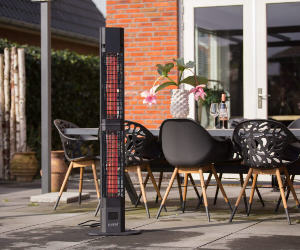 Sunred Heater Royal Diamond Dark Lounge Outdoor Heater  - Electric Outdoor Heaters For Sale Dublin