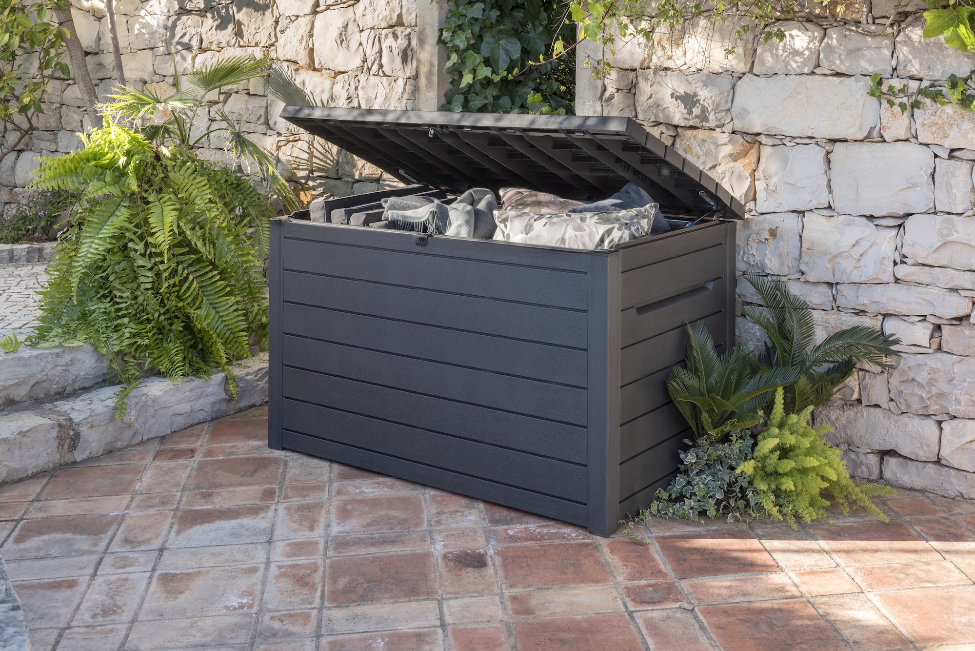 Ontario Garden Storage Box Anthracite