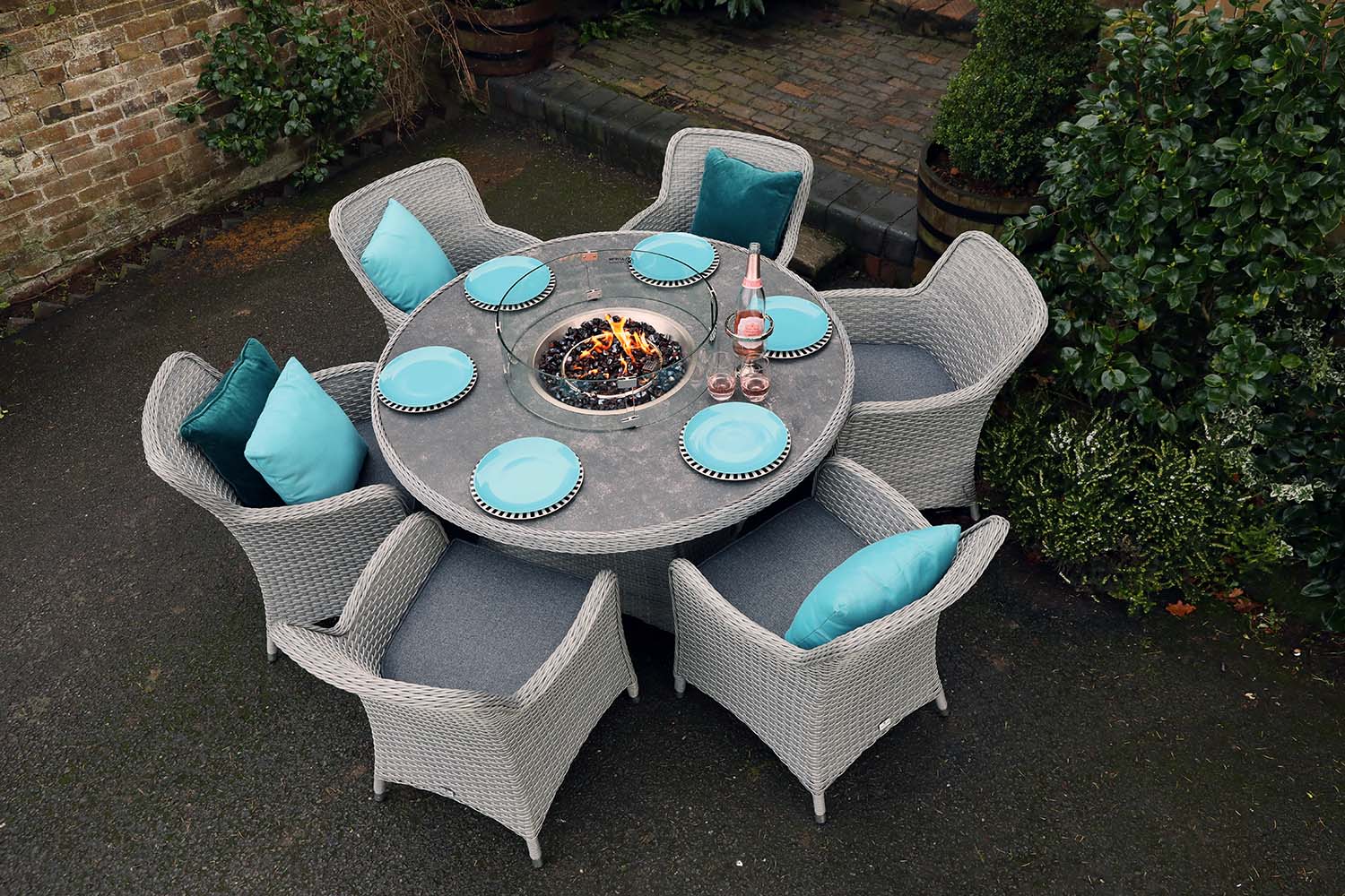 Burgos Round Garden Dining Set - Outdoor Furniture For Sale Dublin Ireland