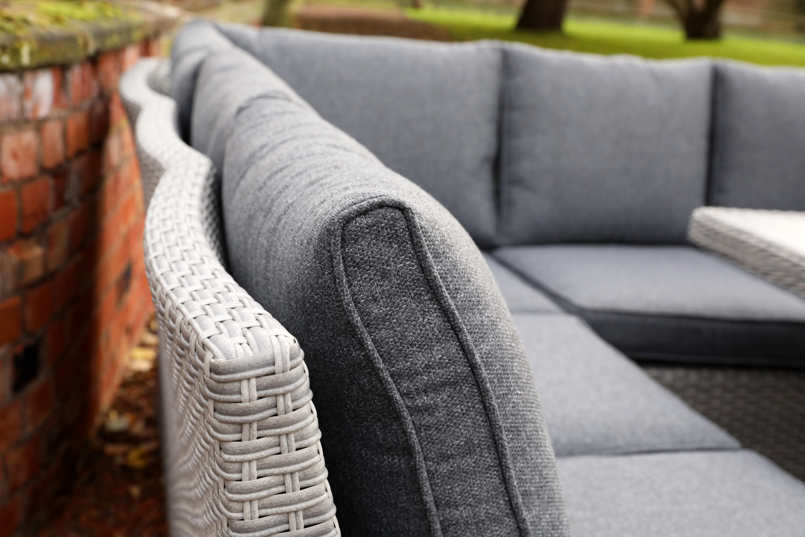 Catalan Outdoor Corner Sofa Dining Set With Fire Pit Table *Online Only*