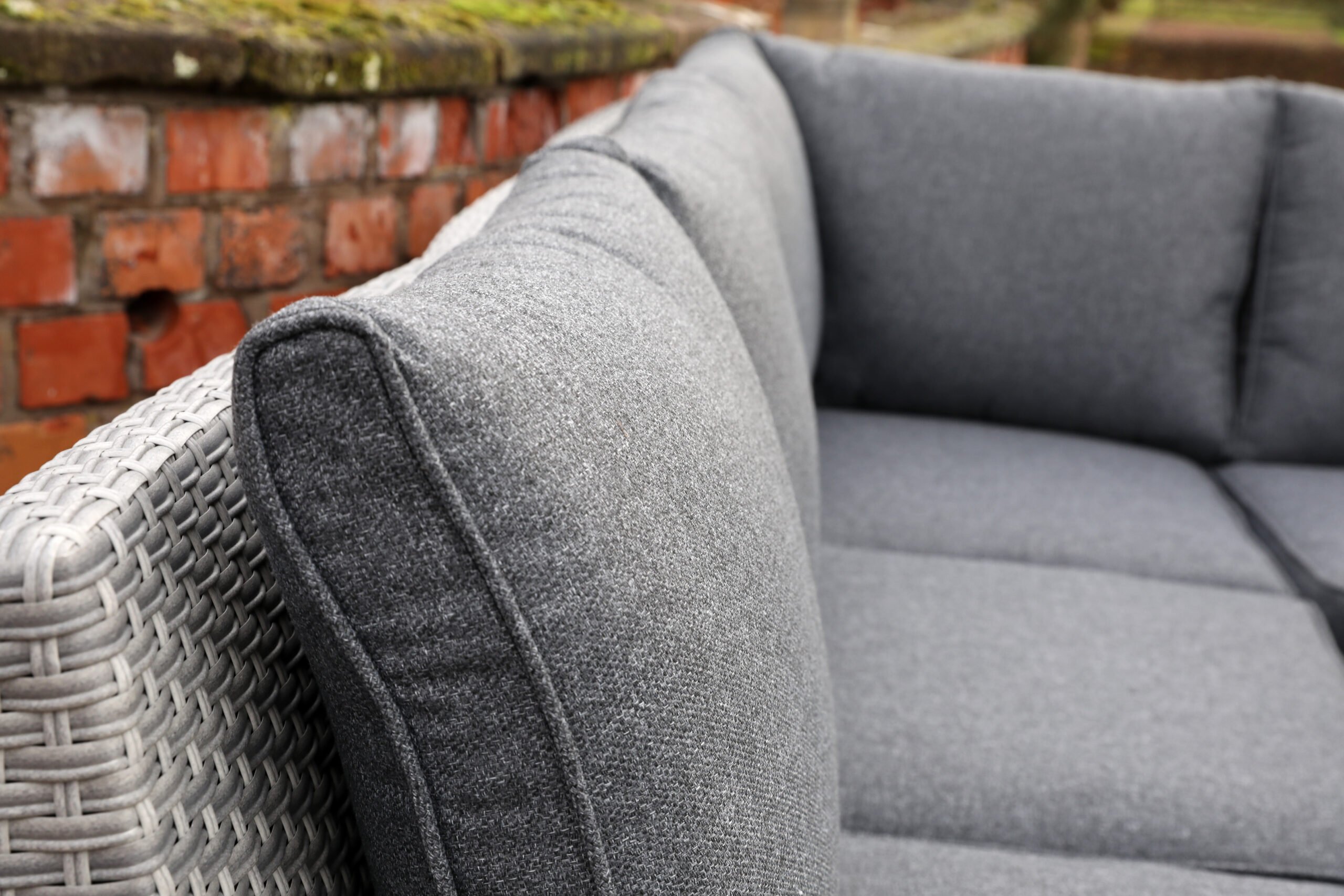 Catalan Outdoor Corner Sofa Dining Set With Fire Pit Table *Online Only*