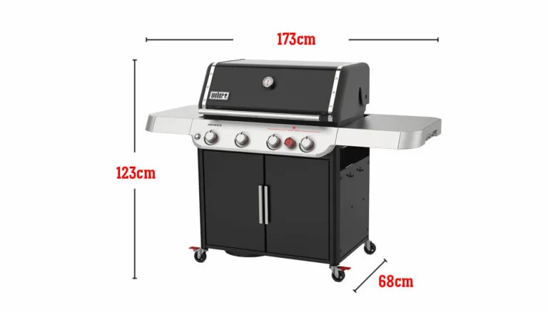 Dimensions of Genesis E-425s Gas Barbecue
