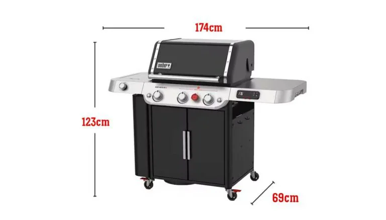 Weber EPX-435 SMART Gas Barbecue Dimensions