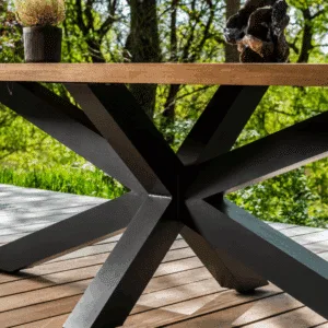 OUTDOOR SCENE LOS MARCOS DINING TABLE WITH BERNINI FOR SALE IN DUBLIN IRELAND