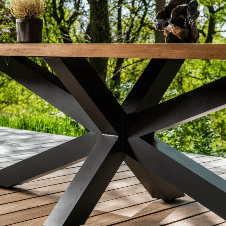 OUTDOOR SCENE LOS MARCOS DINING TABLE WITH BERNINI FOR SALE IN DUBLIN IRELAND