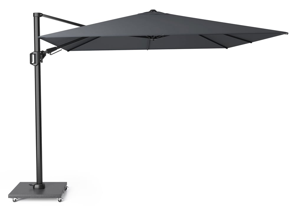 Alexander Cantilever T2 Garden Parasol 3x3m Anthracite with Modena Base