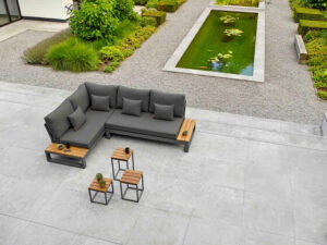Milan Outdoor Chaise - Right Configuration