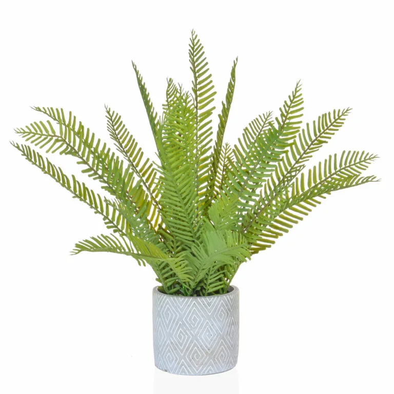 Fern In Pot Artificial Plant 46cm - Fake Plants For Sale Dublin