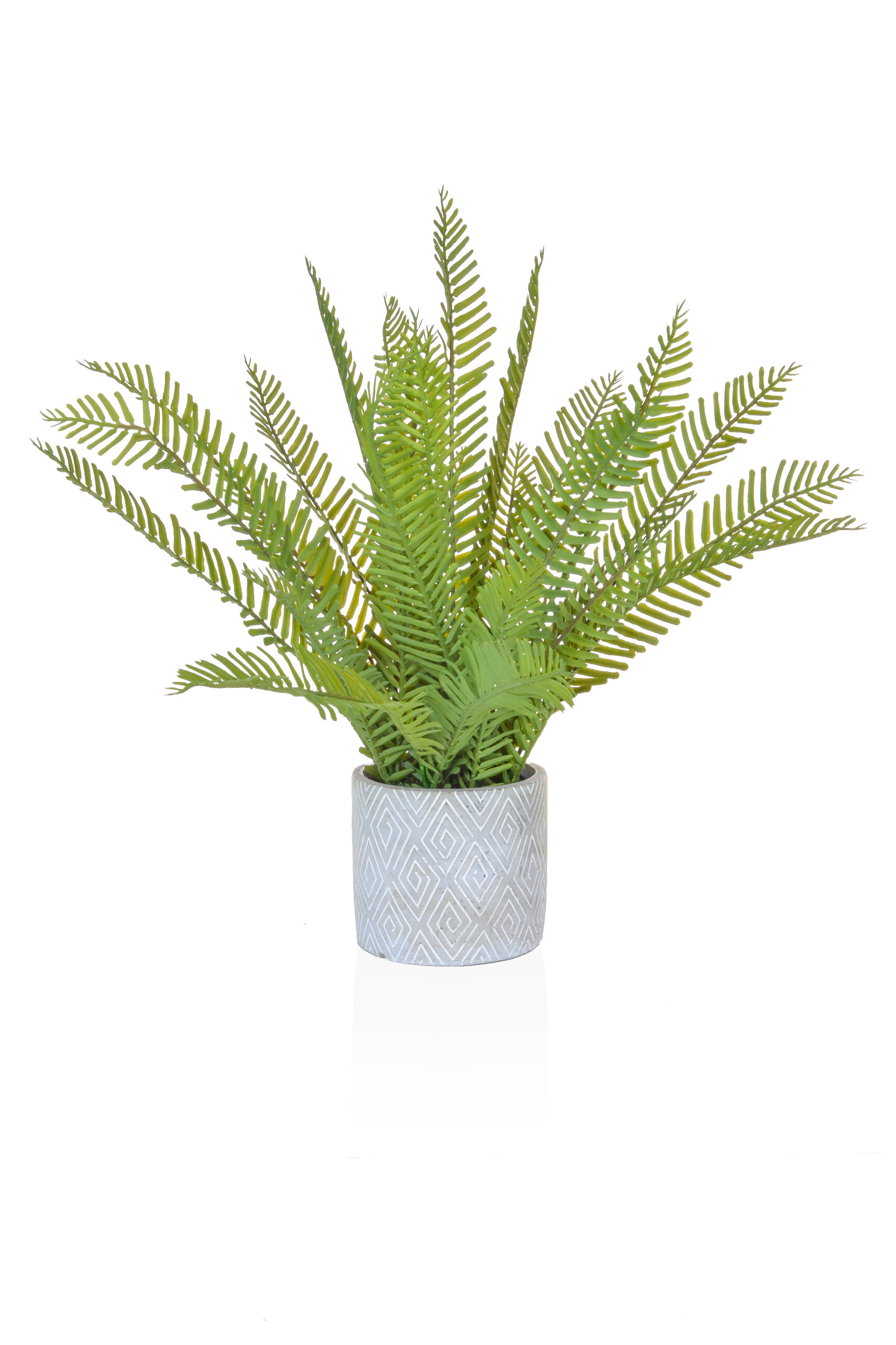 Fern In Pot Artificial Plant 46cm - Fake Plants For Sale Dublin