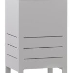 Del Mar Outdoor Plant Holder Grey