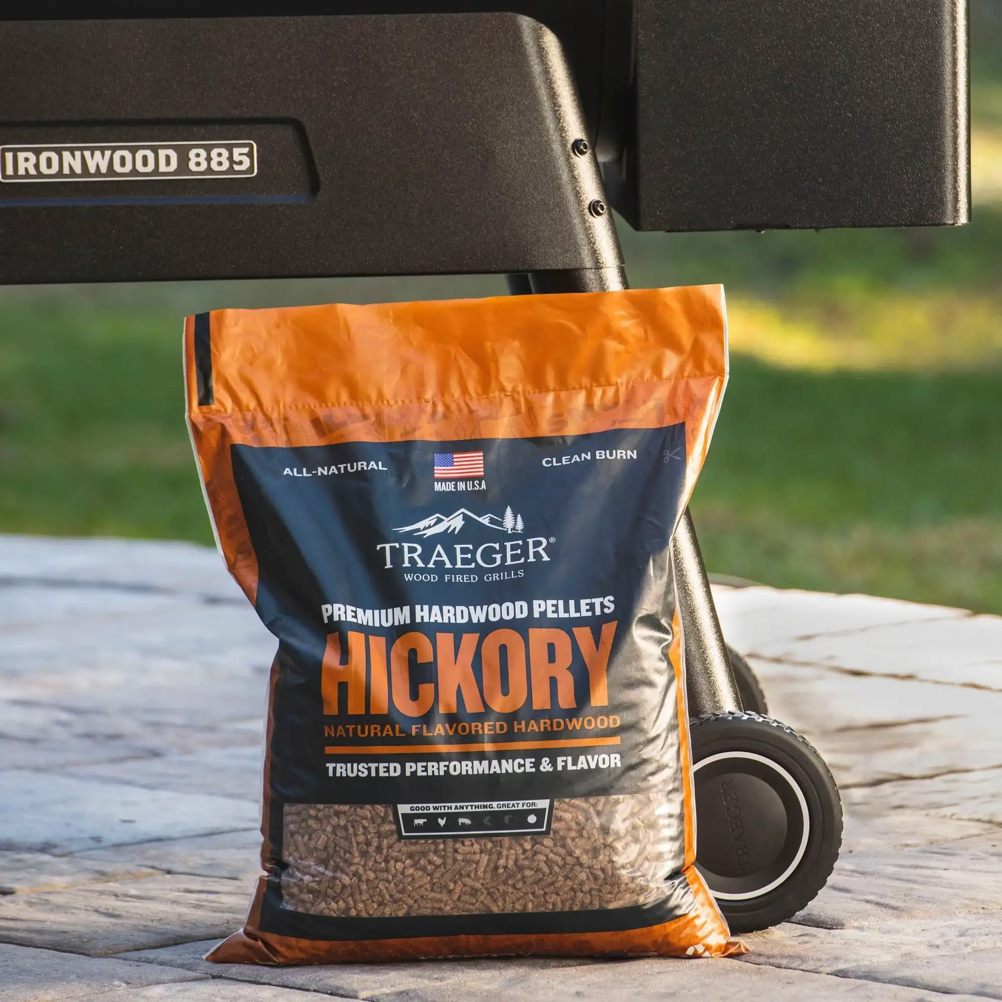 Traeger Hickory BBQ Wood Pellets 9KG BBQ Outdoor.ie