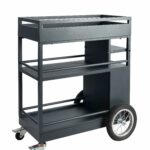 Del Mar Outdoor Drinks Trolley Grey