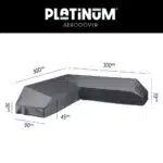 Platinum AeroCover Lounge platform cover 300x300x90xH30/45/70