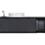 Cabinex 6 Burner BBQ Outdoor Kitchen - Proline Roasting hood