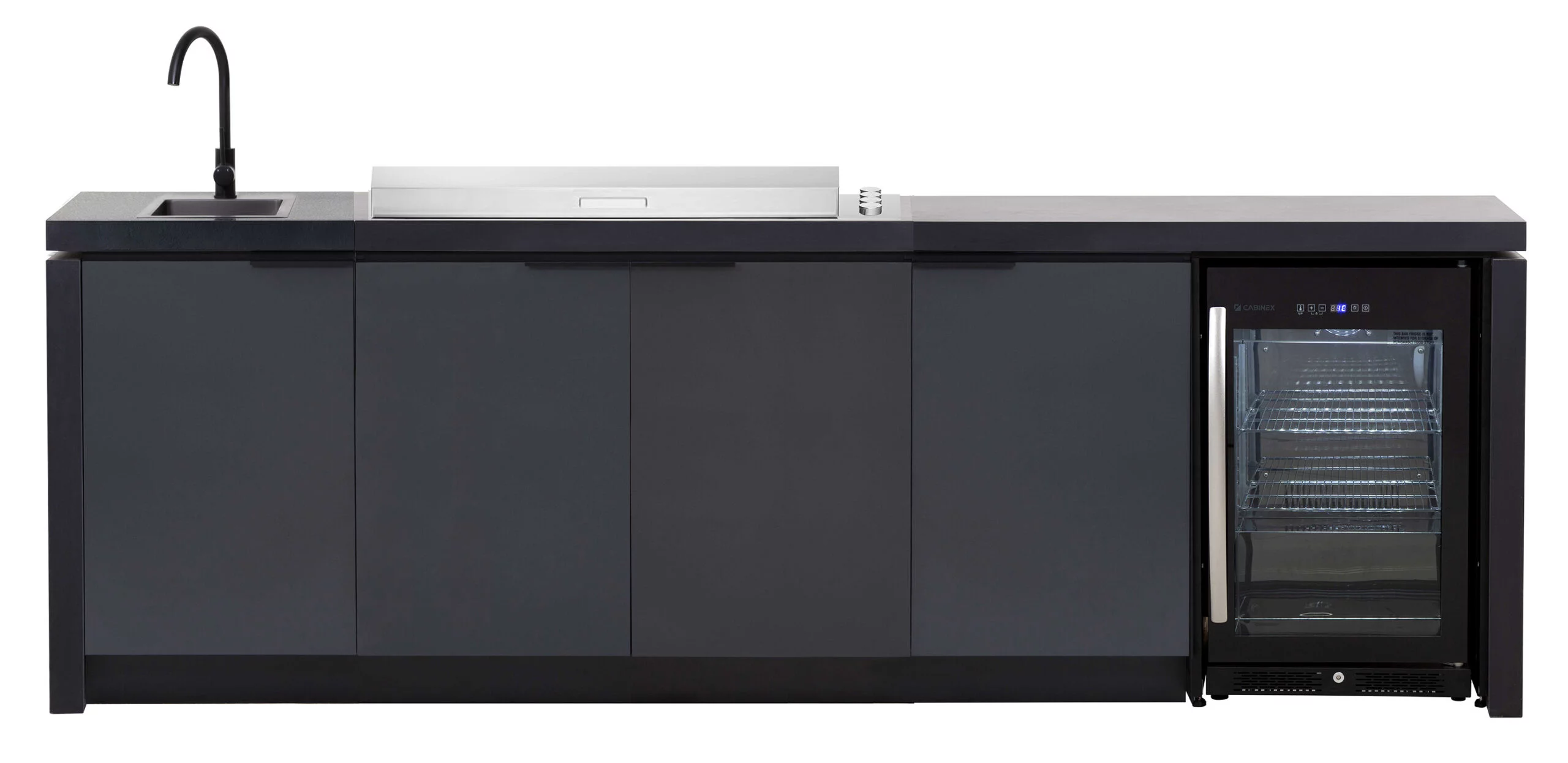 Cabinex Premium Kitchen with Proline Flat lid BBQ