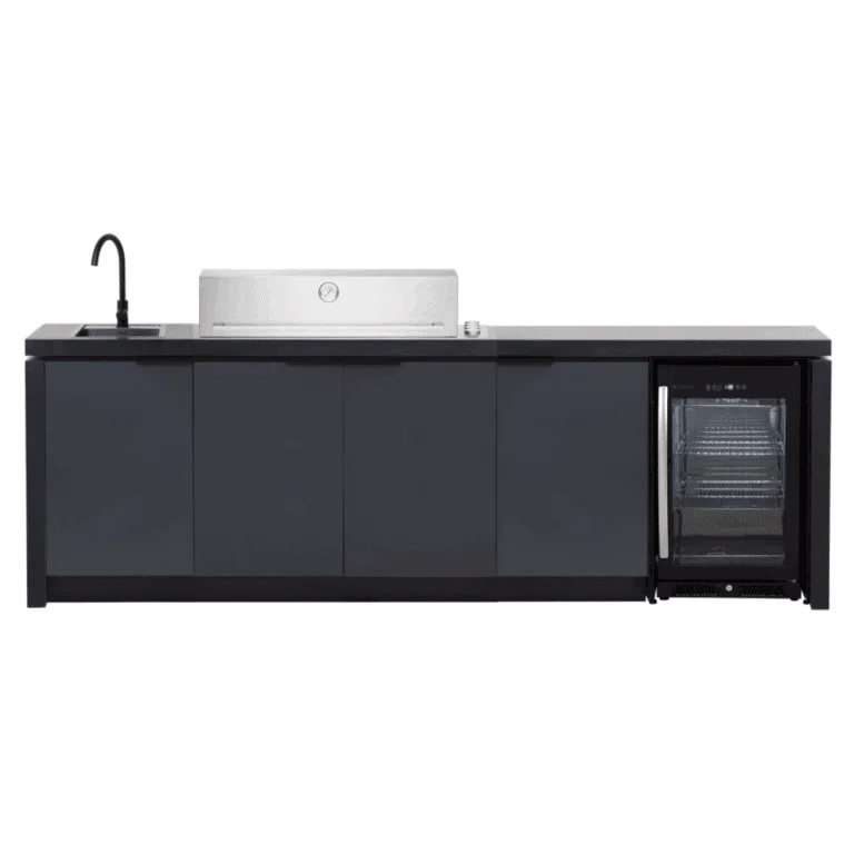 Cabinex classic Outdoor kitchen for sale from Outdoor Scene with 6 burner roasting hood built in BBQ from beefeater. Shop today