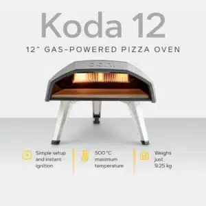 Ooni Koda 12 PIzza oven for sale in Ireland from The Outdoor Scene. Perfect Gas oven for outdoor cooking and relaxing