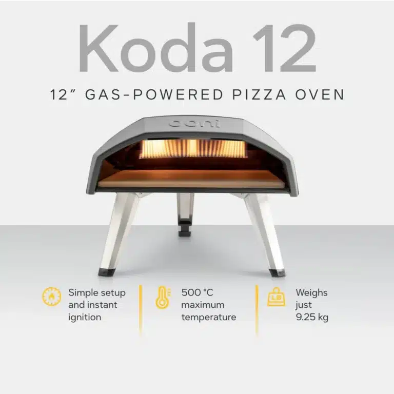 Ooni Koda 12 PIzza oven for sale in Ireland from The Outdoor Scene. Perfect Gas oven for outdoor cooking and relaxing
