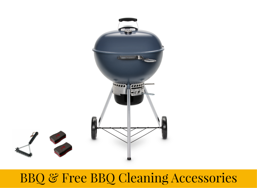 Weber BBQ Master Touch Slate Blue - Weber Charcoal BBQs For Sale Dublin