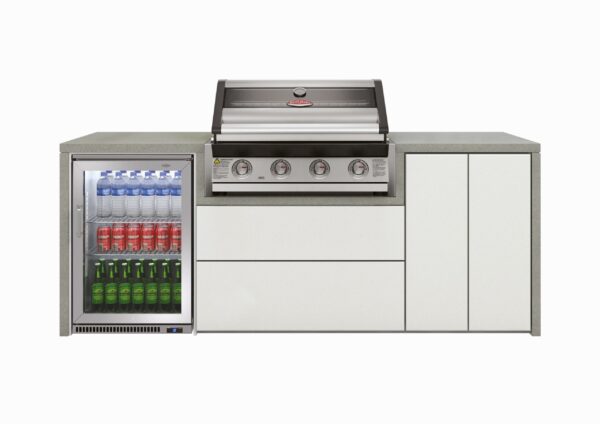 Harmony Signature 4 Burner Outdoor Kitchen With Single Fridge