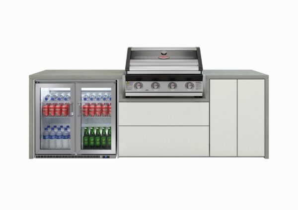Harmony Signature 4 Burner Outdoor Kitchen With Double Fridge