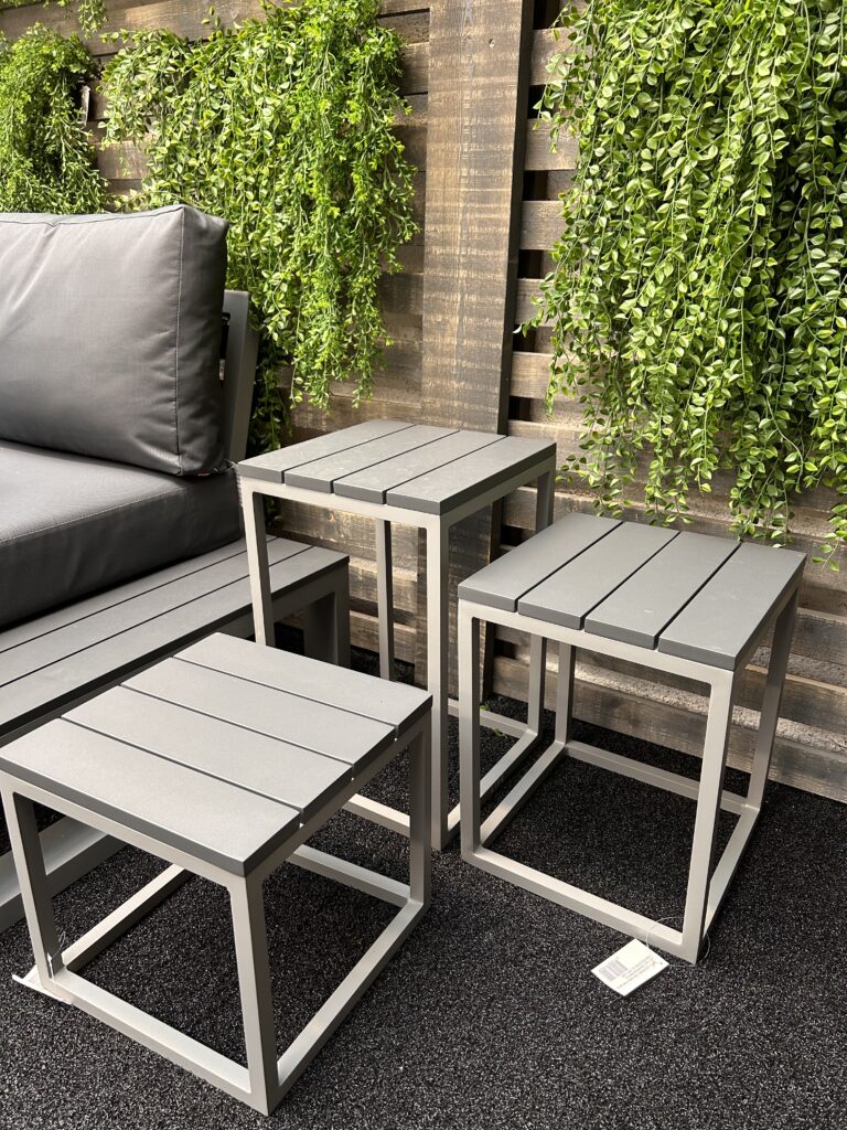 Gili Side Coffee Table Grey - Outdoor Furniture For Sale Dublin