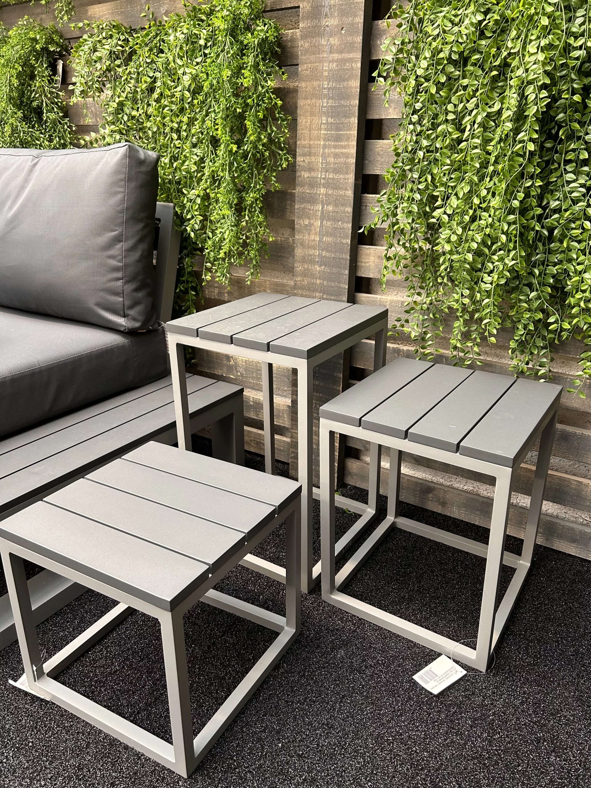 Gili Side Coffee Table Grey - Outdoor Furniture For Sale Dublin