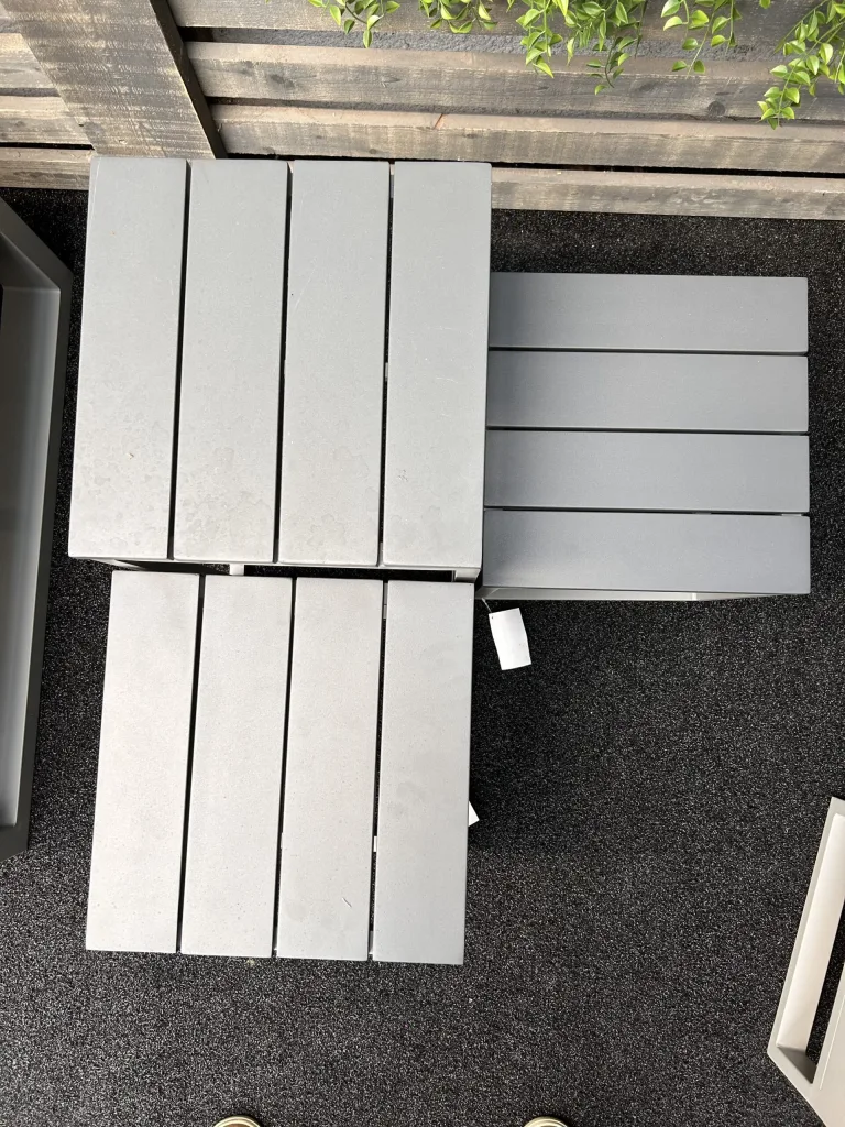 Gili Side Coffee Table Grey - Outdoor Furniture For Sale Dublin