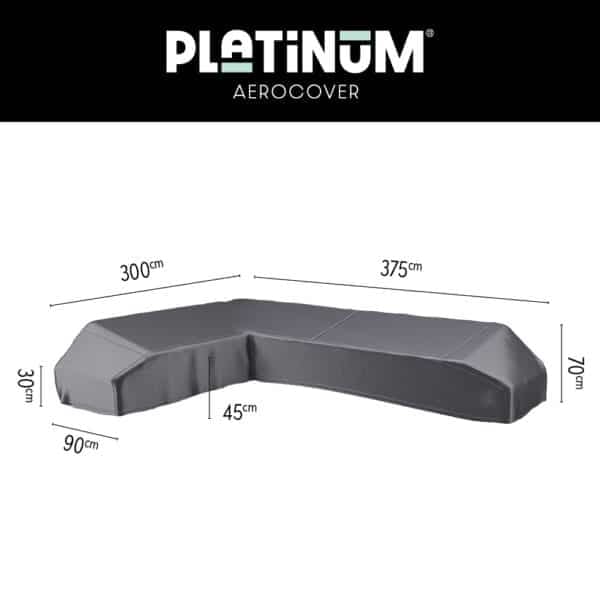 Platinum AeroCover lounge set platform cover 375x300x90xH30/45/70