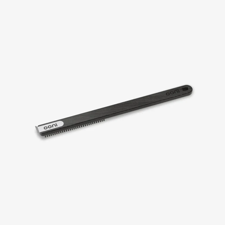 Ooni pizza oven brush with black handle small size