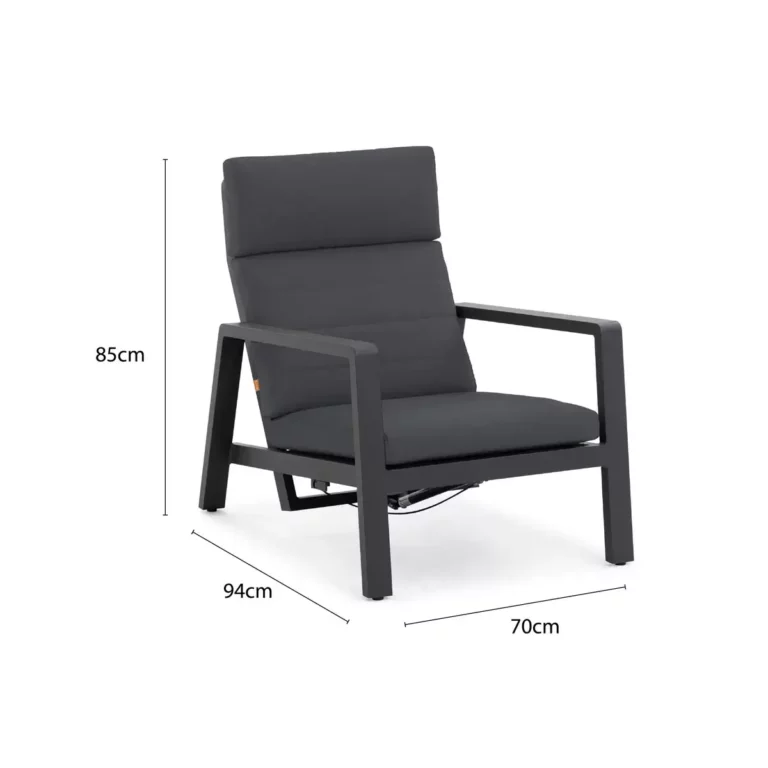 Dimensions of the Laguna Lounge Adjustable Chair