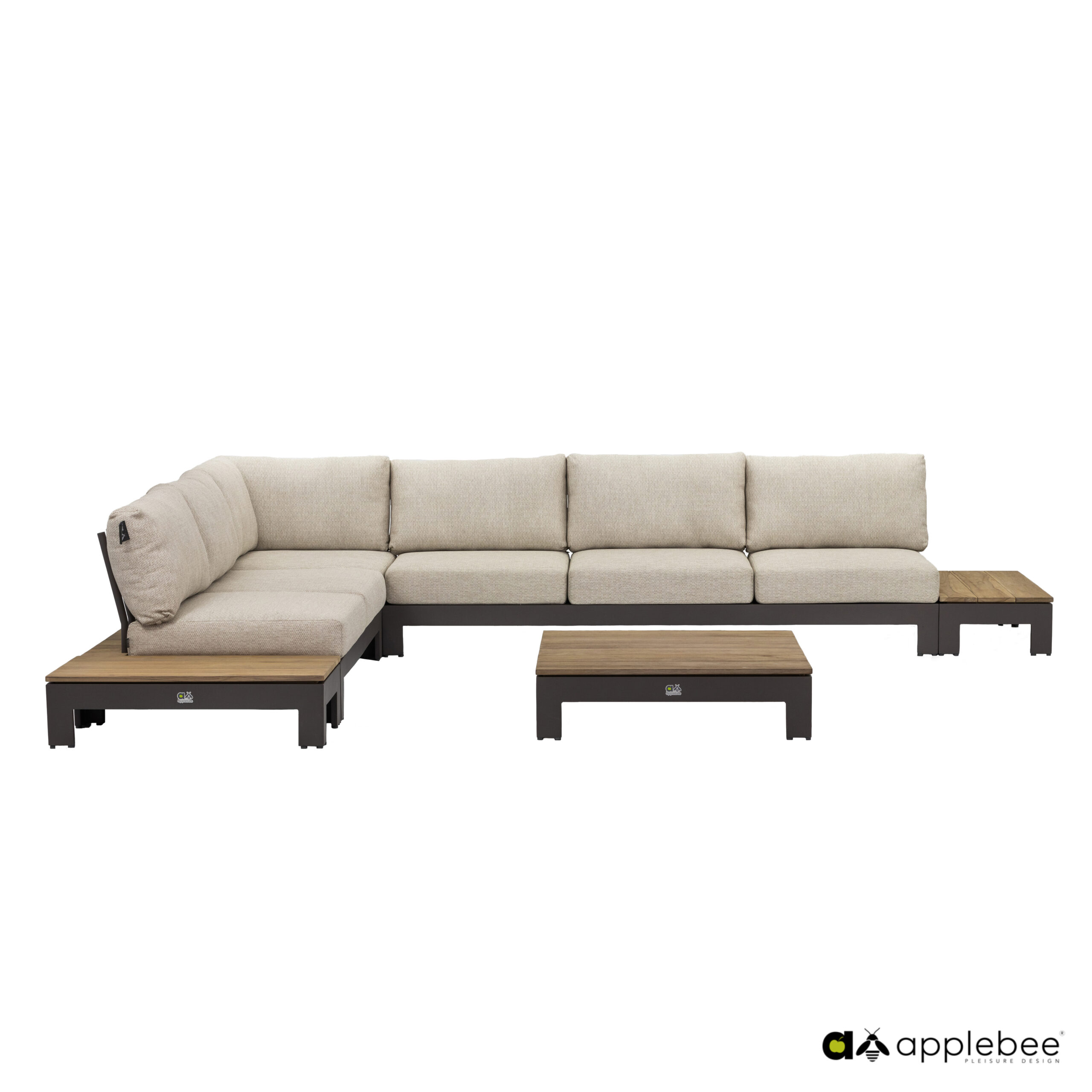 Sticks and More Two-Seater Sofa Taupe
