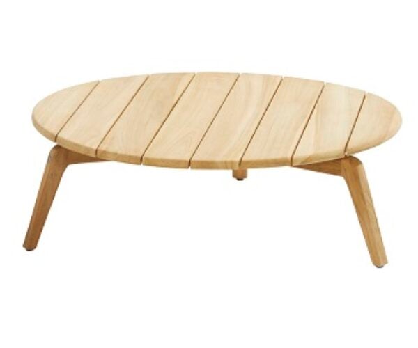 Zucca Coffee Table - Natural Teak Round