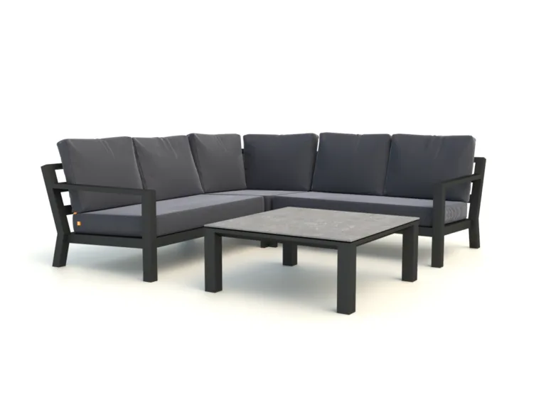 Timber Mini Corner Sofa Set - Lava Carbon - Outdoor Furniture For Sale Dublin
