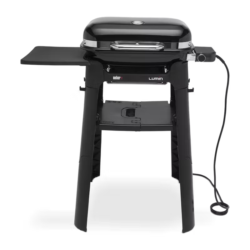 Weber Lumin Compact Black With Stand Electric Barbecue