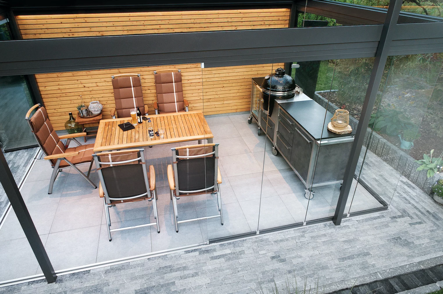 Burnout Outdoor Kitchen with Kamado BBQ - Outdoor Kitchens For Sale Dublin