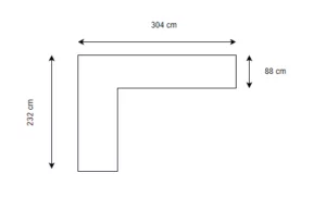 Sticks and more Corner sofa for sale in ireland configuration 2