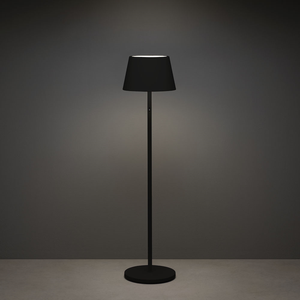 Black Pomezia Floor Lamp - Outdoor Lighting For Sale Dublin - Garden Lifestyle Accessories - The Outdoor Scene Ireland