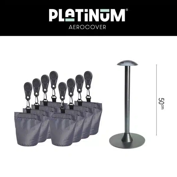 Platinum AeroCover Support Pole Set