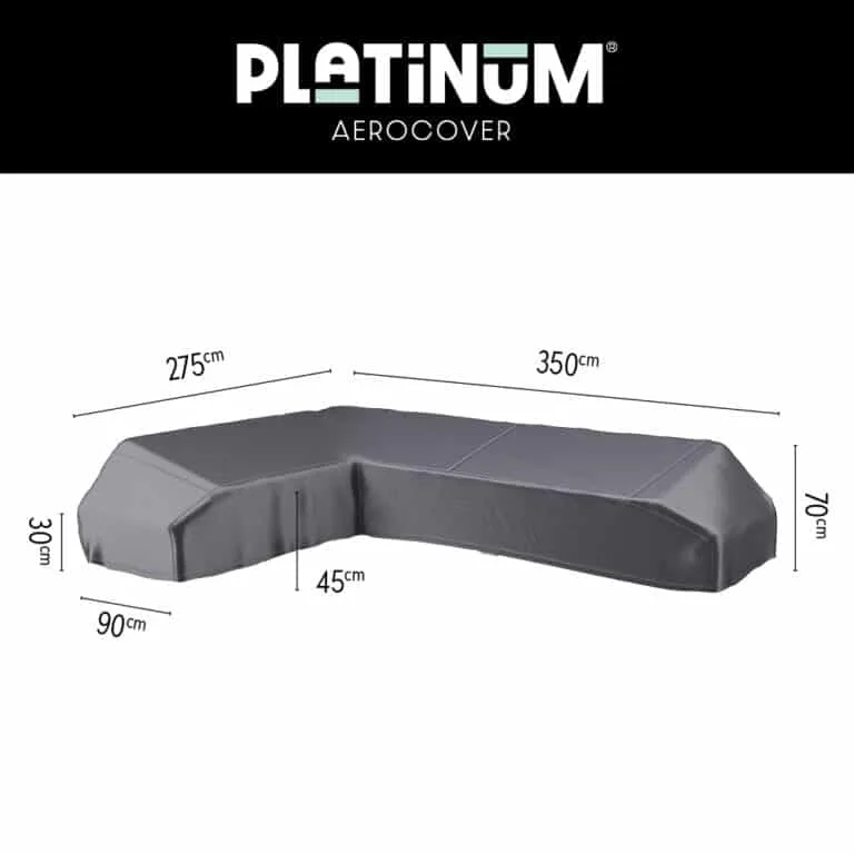 platinum l-shaped aero cover Garden Furniture Cover 350x275