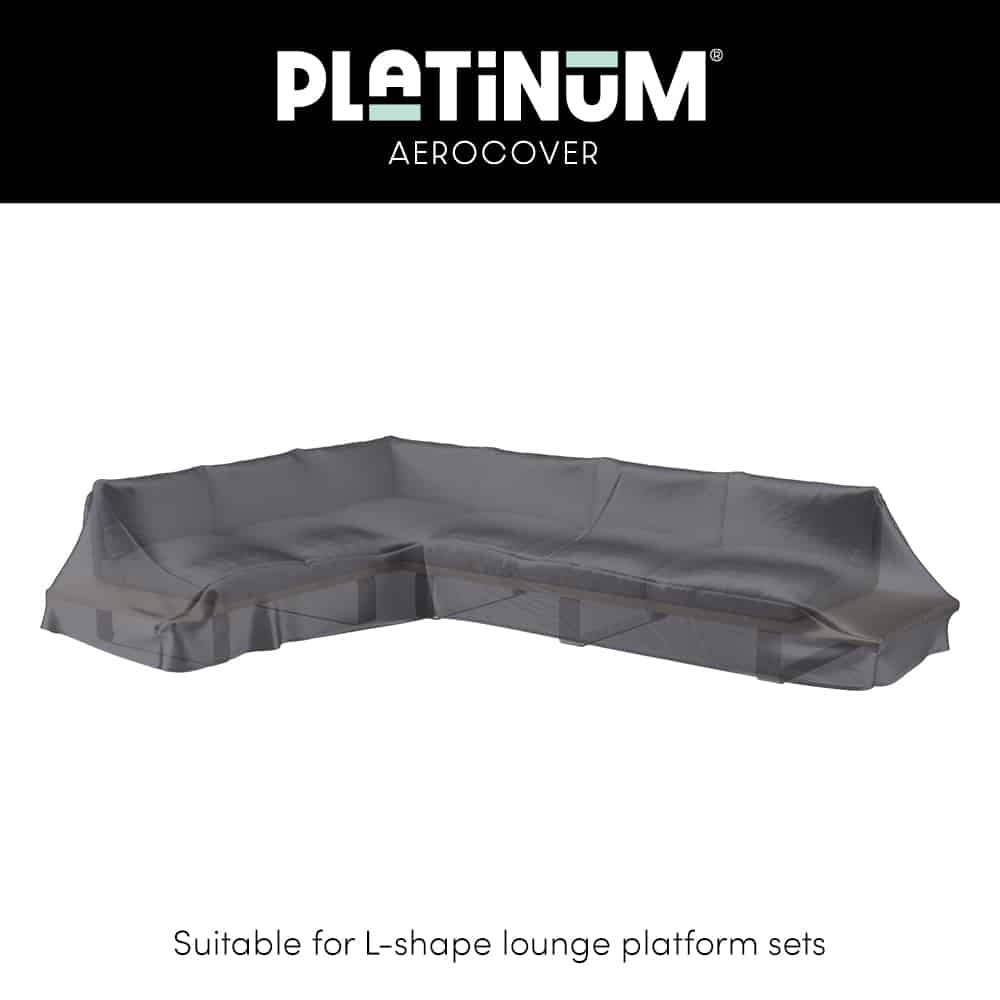 Platinum AeroCover Lounge Platform Cover 350x275x90xH30/45/70cm Left
