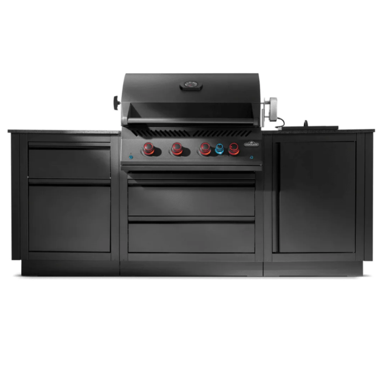 Napoleon Oasis compact Outdoor Kitchen in Matt Black for sale in The Outdoor Scene, Dublin 14