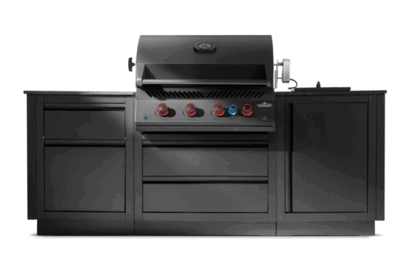 Napoleon Outdoor Kitchen Oasis 105 with Built in BBQ & Side burner