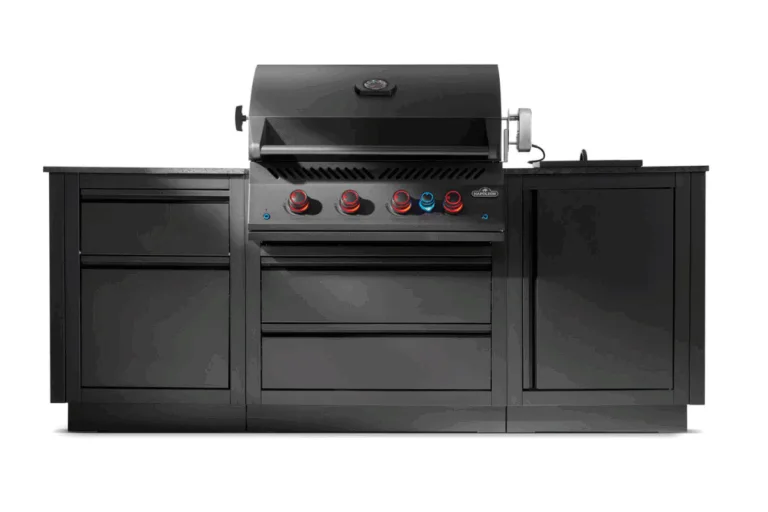 Napoleon Oasis compact Outdoor Kitchen in Matt Black for sale in The Outdoor Scene, Dublin 14