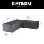 AeroCover Lounge Furniture Cover L-Shaped 325x325x100xH70cm