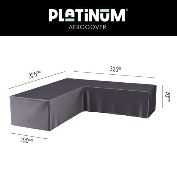 AeroCover Lounge Furniture Cover L-Shaped 325x325x100xH70cm
