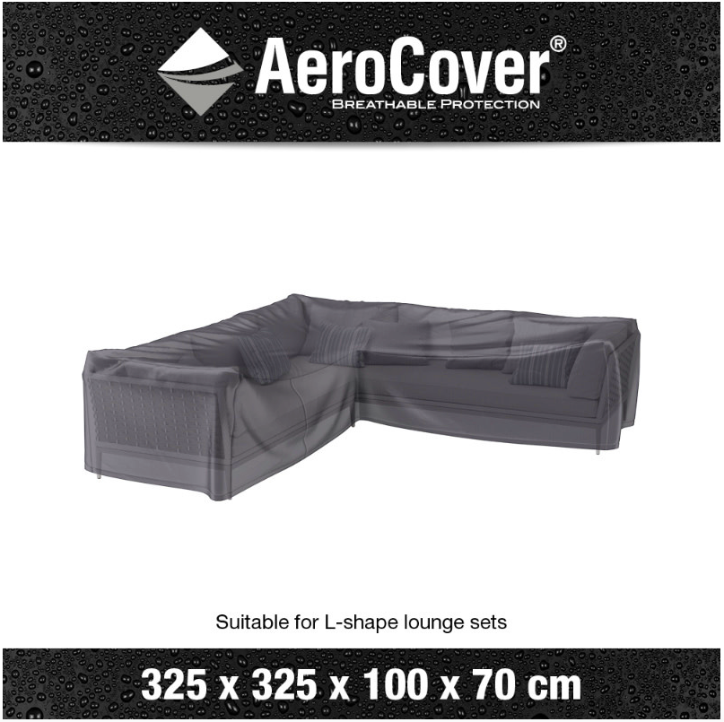 AeroCover Lounge Set Cover 325 x 325 x 100 x 70 - L Shaped - The Outdoor Scene