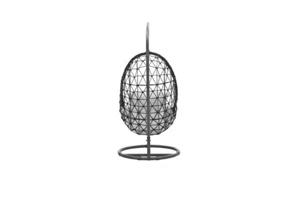Panama Egg Chair – Black Rope – Hanging Garden Chair