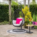 Panama Egg Chair - Black Rope - Hanging Garden Chair