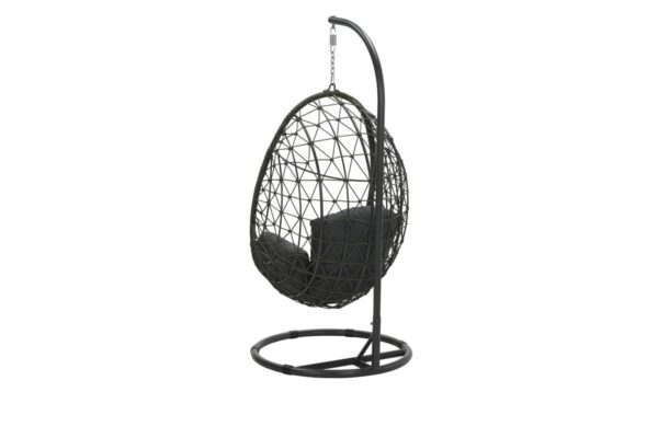 Panama Egg Chair – Rope Moss Green – Hanging Rope Garden Chair